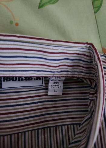 Erkek Çizgili Kısa Kollu Gömlek - Görsel 2