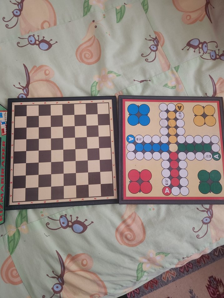 Çok Renkli Satranç ve Oyun Seti - Görsel 2