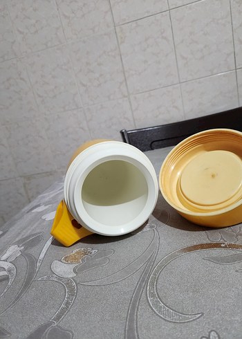 Sarı yemek Termosu Kulplu - Görsel 3