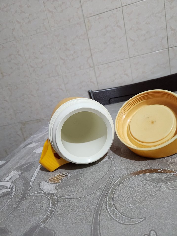 Sarı yemek Termosu Kulplu - Görsel 3