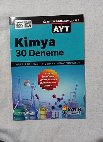 Aydın Yayınları Ayt Kimya Deneme 