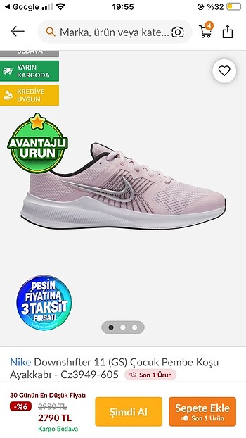 Nike ayakkabı