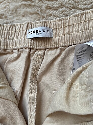 m Beden ten rengi Renk Kargo Jogger Normal Bel Pantolon