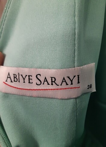 38 Beden yeşil Renk Abiye
