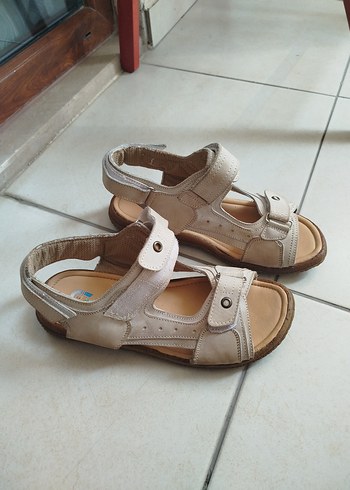 gerçek deri sandalet - Görsel 2