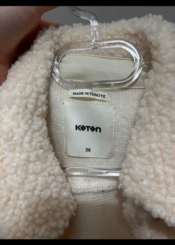 Koton Beyaz Ceket - Görsel 4