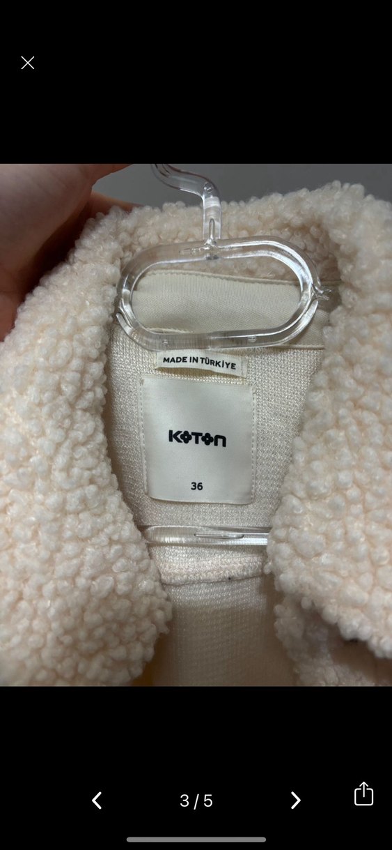 Koton Beyaz Ceket - Görsel 4