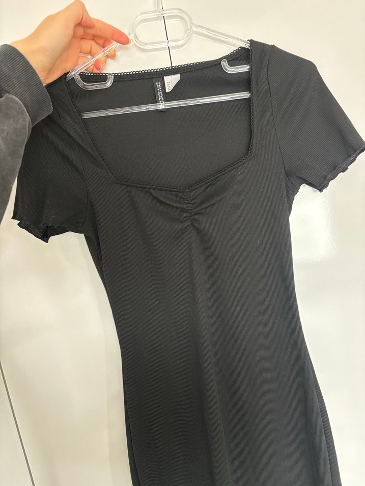 h&m siyah elbise - Görsel 2