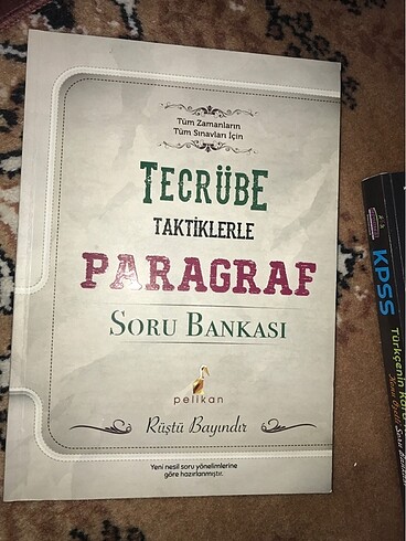 Rüştü hoca paragraf kitabı KPSS ALES DGS