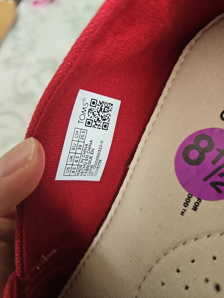 Kırmızı Kadın Toms Dolgu Topuk Espadril - Görsel 3