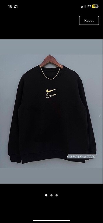 Siyah Sweatshirt