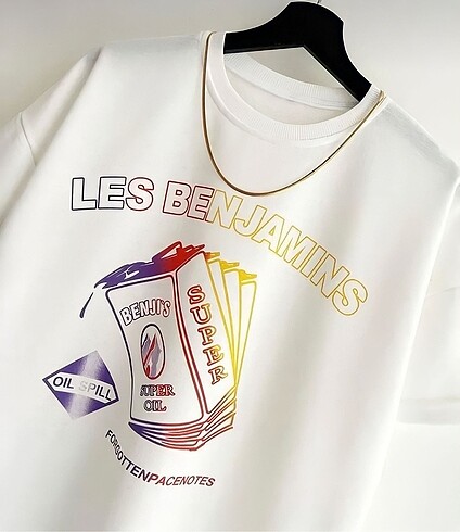 Les Benjamins Les benjamins beyaz t-shirt