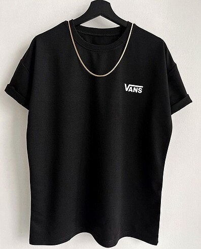 Siyah vans t-shirt