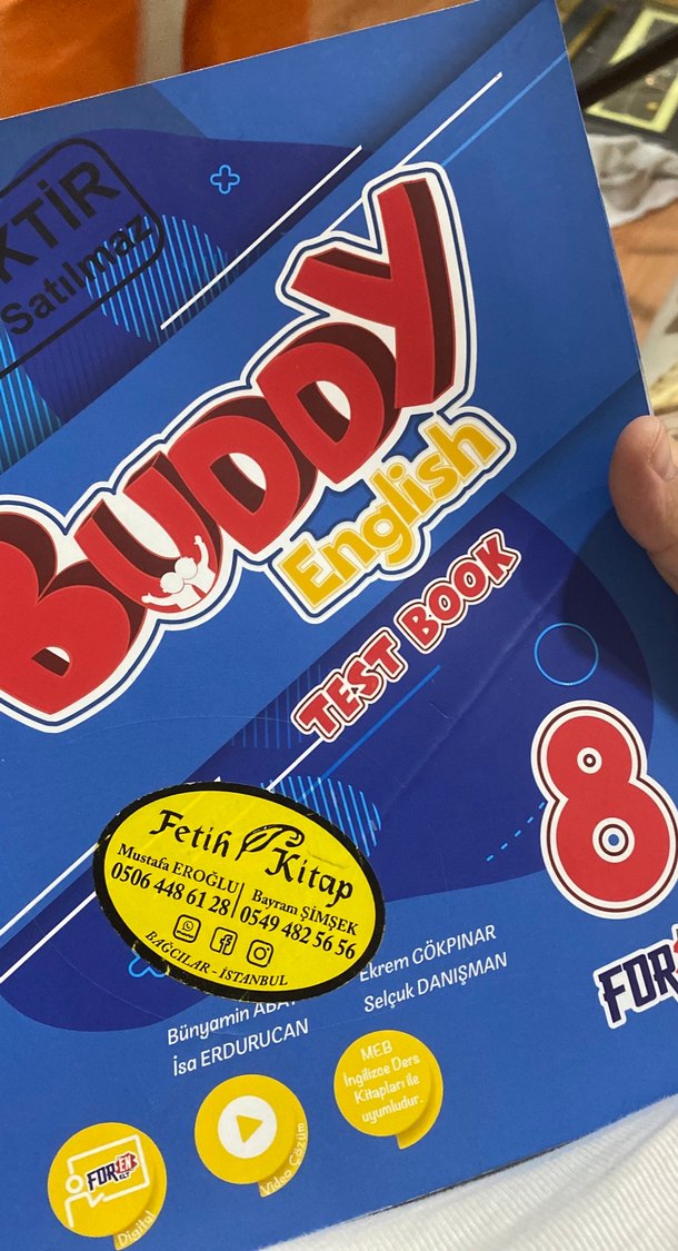 Buddy English 8. Sınıf Test Kitabı - Görsel 2