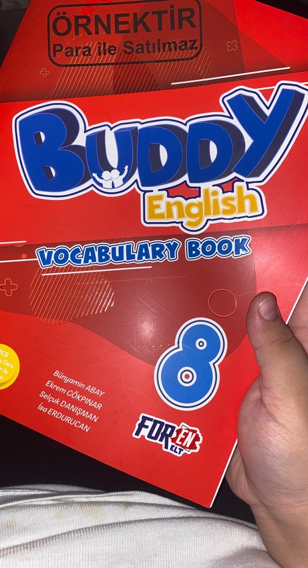 Buddy English 8 Vocabulary Book - Örnek Kitap - Görsel 2