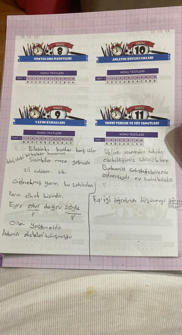 8. Sınıf Türkçe Okula Yardımcı Kazandıran Defter - Görsel 3