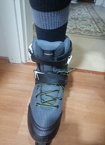 Yetişkin Fitness Pateni - Siyah / Gri - FIT100 - Görsel 2