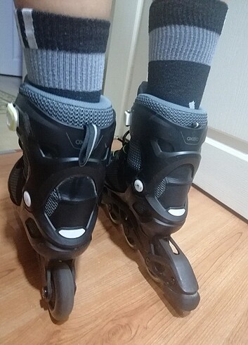 Yetişkin Fitness Pateni - Siyah / Gri - FIT100 - Görsel 4