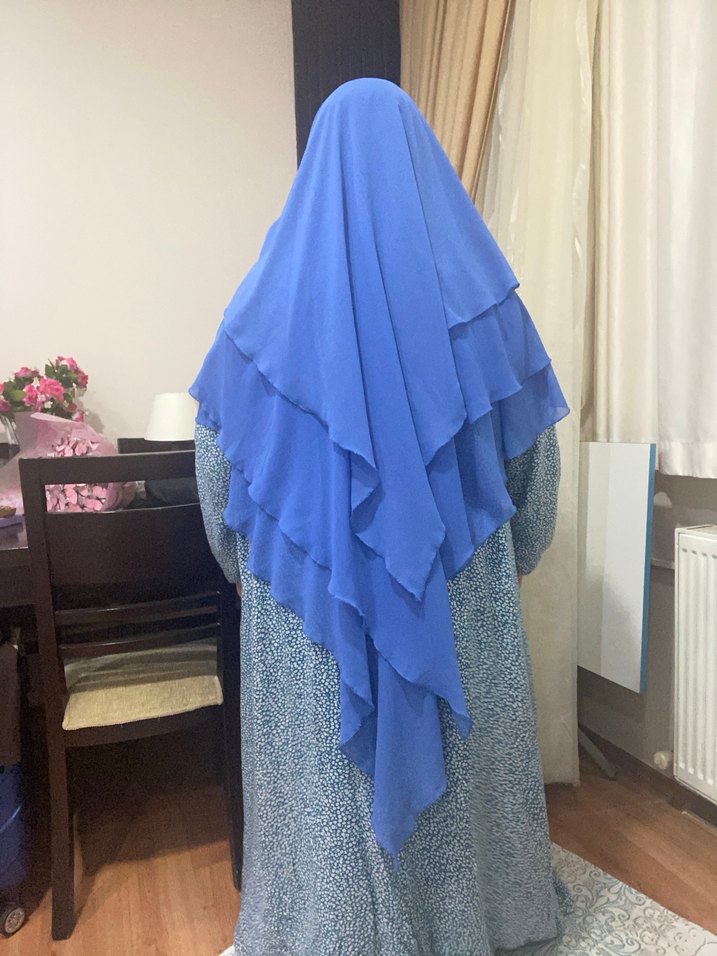 ACİL SATILIK: Sıfır Ayarında 3 Katlı Lüks Khimar! - Görsel 3