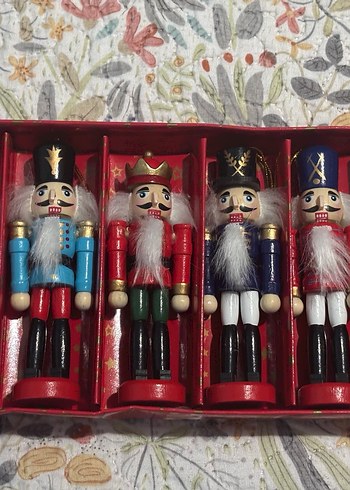 Fındıkkıran Ağaç Süsü Ahşap Kurşun Asker Figürü - Görsel 2