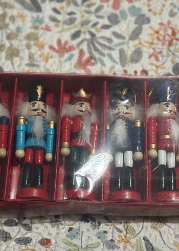 Fındıkkıran Ağaç Süsü 6lı Ahşap Kurşun Asker Figürleri Seti - Görsel 8