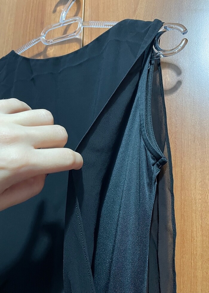 Pul Detaylı Kalem Elbise - Görsel 5