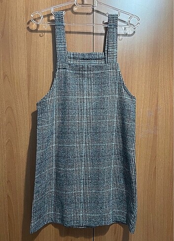 Yünlü Cep Detaylı Salopet - Görsel 2