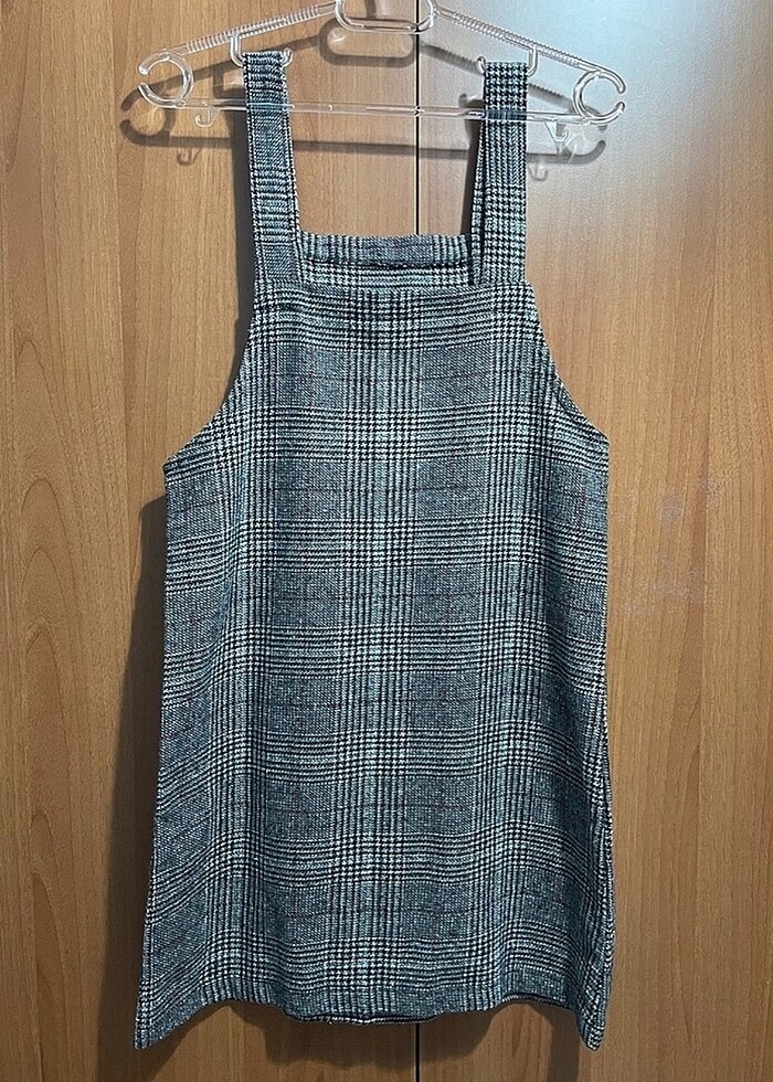 Yünlü Cep Detaylı Salopet - Görsel 2