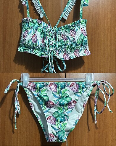 Penti Çiçek Desenli Bikini Takımı