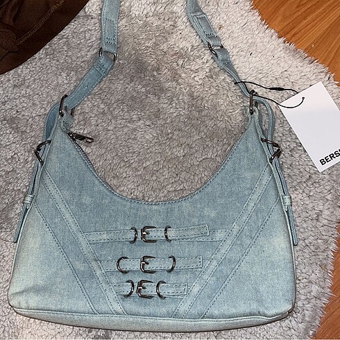  Beden Bershka denim canta
