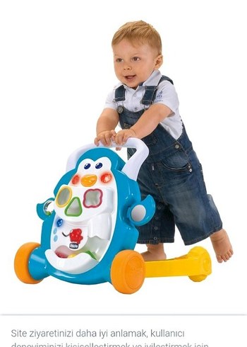 Chicco Chicco marka yürüme arkadaşı renkli Mavi Bebek Yürüteci