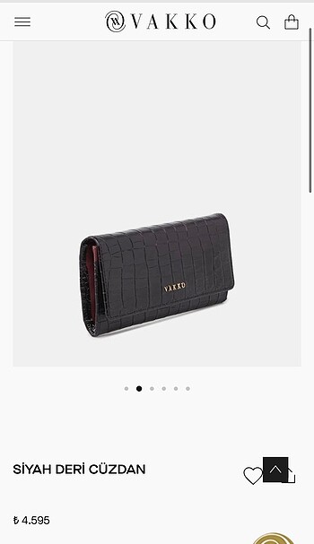 Vakko kadın cüzdan - Görsel 5