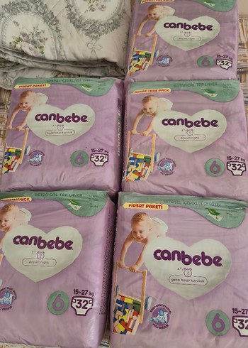 Canbebe Fırsat Paketi Bebek Bezi 6 Numara 32'li