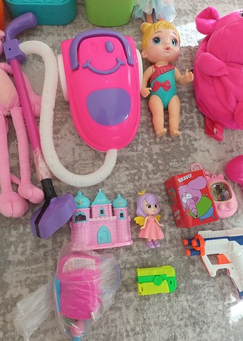 Renkli Pembe Bebek ve Oyun Seti - Görsel 5