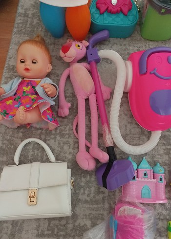 Renkli Pembe Bebek ve Oyun Seti - Görsel 4