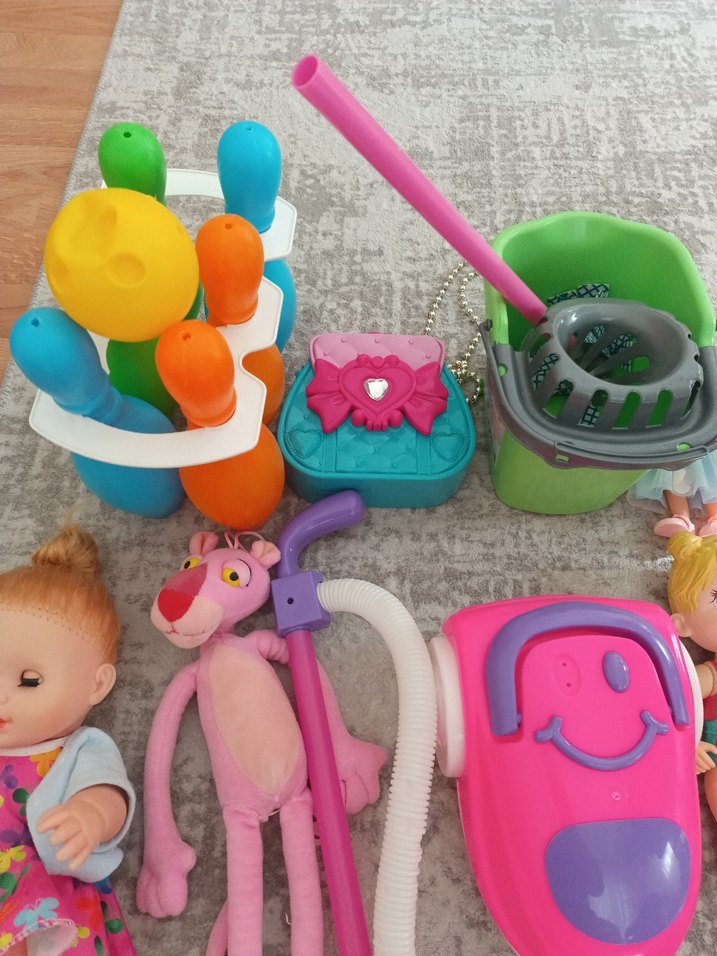 Renkli Pembe Bebek ve Oyun Seti - Görsel 3