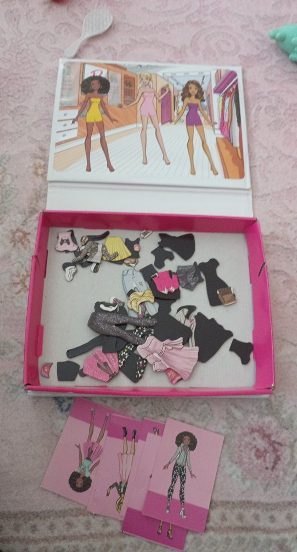 Pembe Parlak Puzzle Seti - Görsel 3