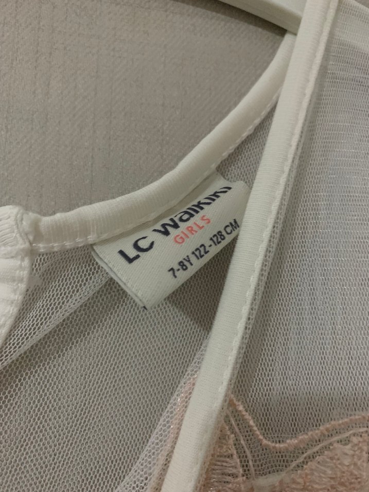 Dantel İşlemeli Kız Çocuk Elbise - Görsel 2