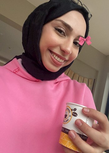 Pembe Oversize Kadın Sweatshirt - Görsel 2