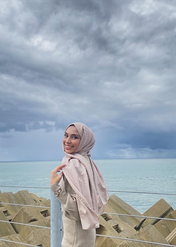 Camel Renkli Uzun Triko Elbise - Görsel 2