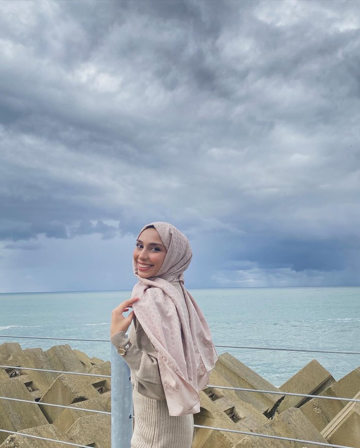 Camel Renkli Uzun Triko Elbise - Görsel 2