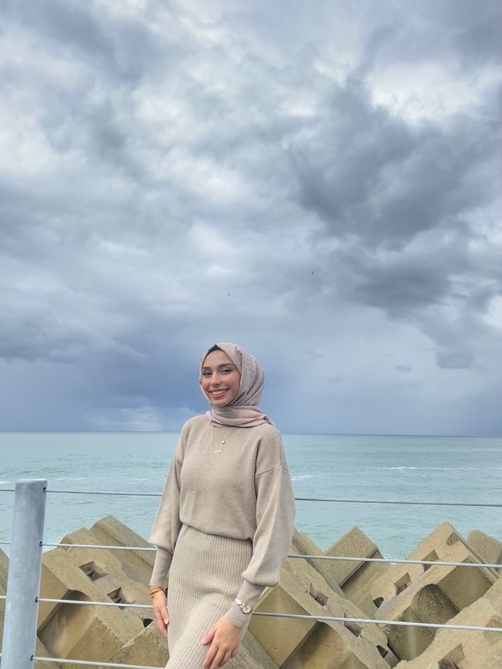 Camel Renkli Uzun Triko Elbise - Görsel 4