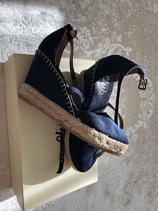 Lacivert platform espadril