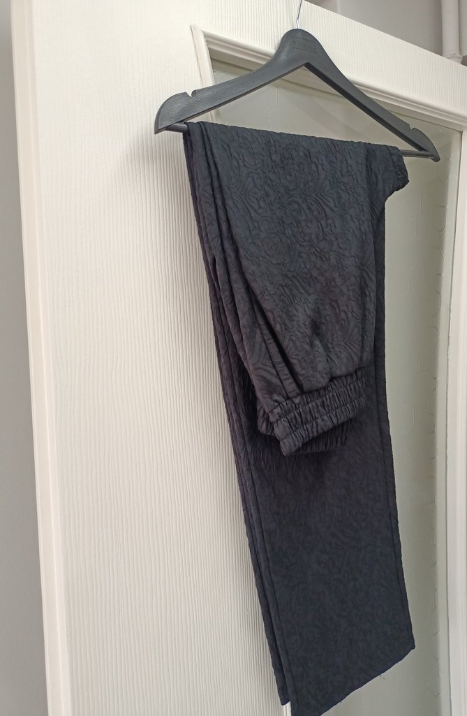 Düğmeli Siyah Kadın Blazer Ceket Takım - Görsel 4