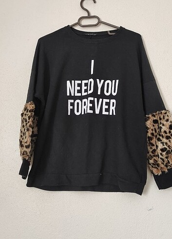 Leoparlı sweat