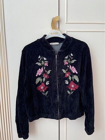 Kadife bomber ceket