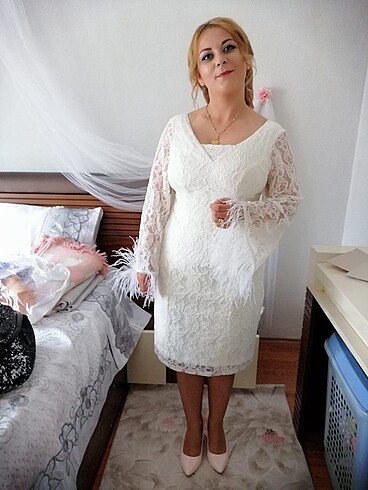 beyaz elbise