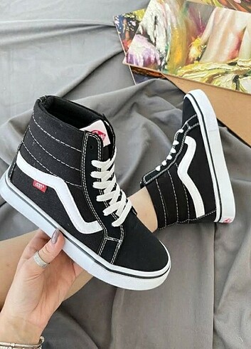 Vans Siyah Beyaz Bot