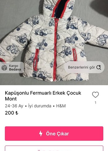 erkek çocuk mont - Görsel 2