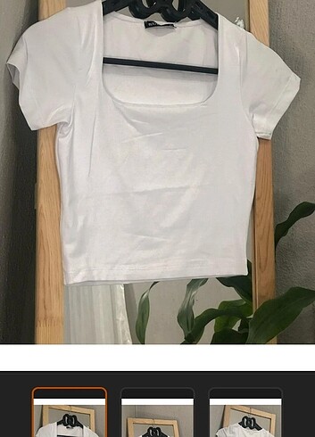 m Beden Beyaz crop